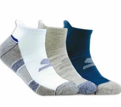 Meias|Acessórios-SKECHERS 3 Pack Half Terry Low Cut Socks BRANCO