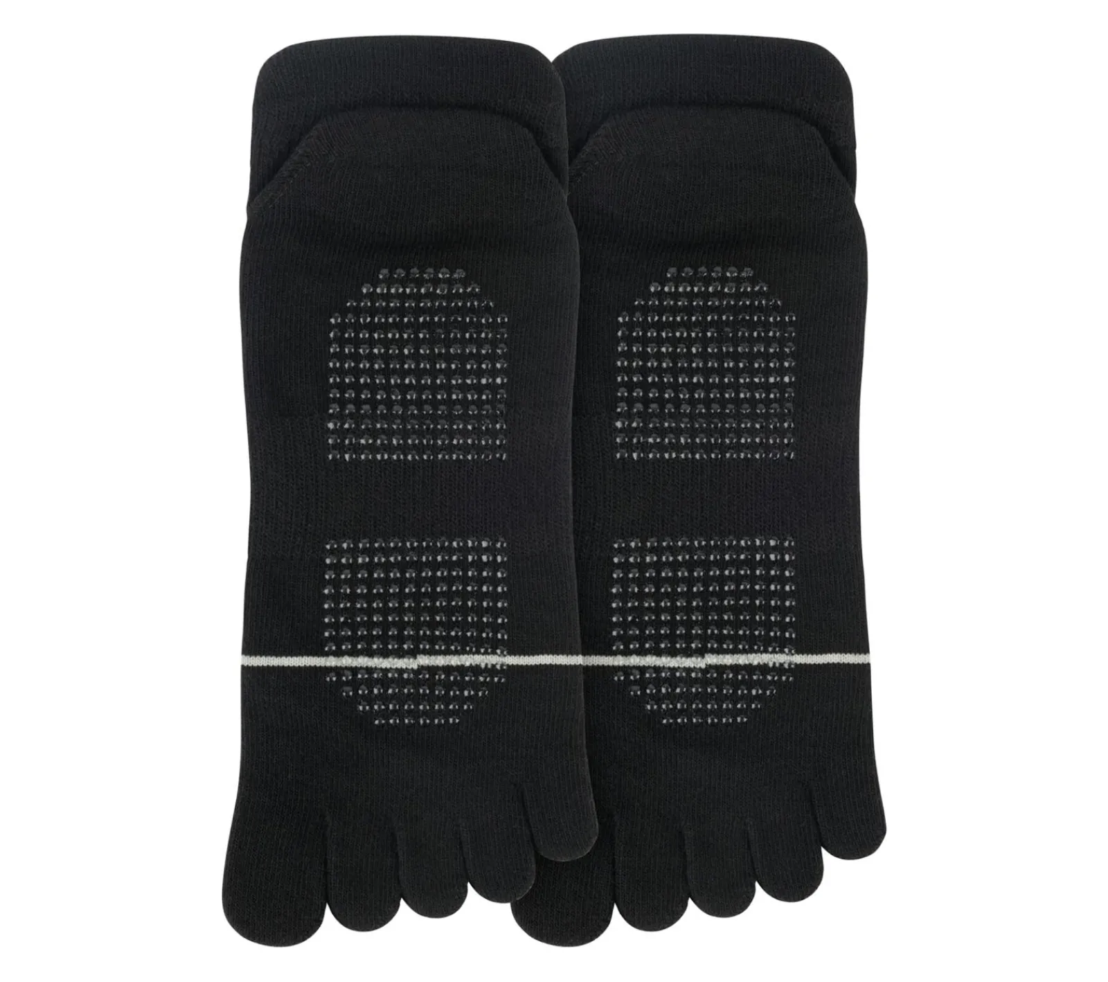 Meias|Acessórios-SKECHERS 2 Pack Low Cut Toe Socks PRETO