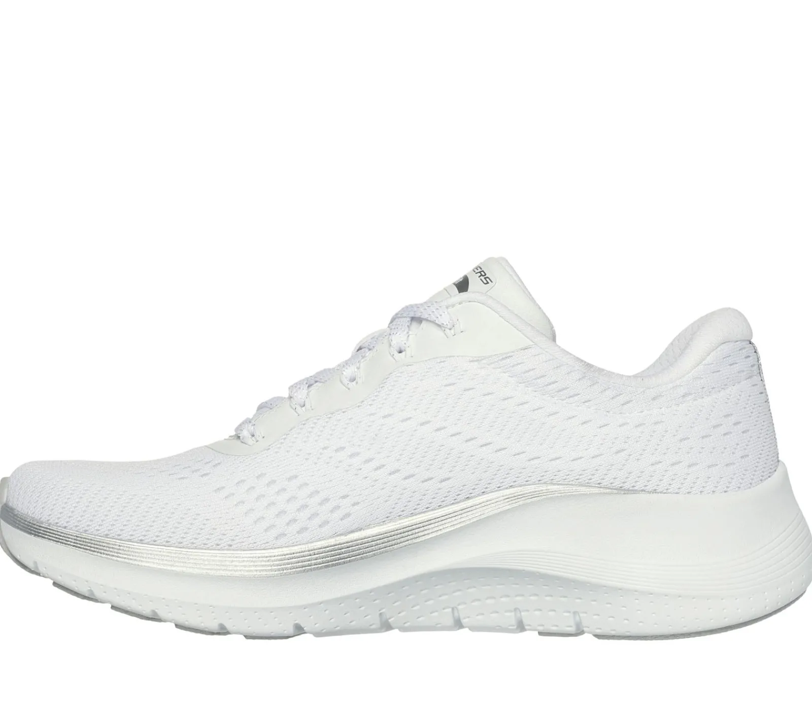 Com Atacadores|Sapatilhas-SKECHERS Arch Fit 2.0 - Glow The Distance BRANCO / PRATEADO