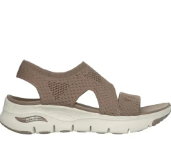 Sandálias-SKECHERS Arch Fit - Brightest Day MOCHA