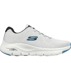 Sapatos Com Atacadores|Sapatilhas Casuais-SKECHERS Arch Fit - Takar BRANCO / AZUL
