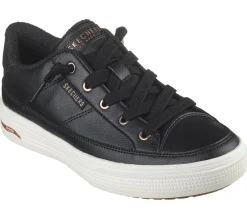 Sapatos Rasos|Com Atacadores-SKECHERS Arch Fit Arcade - On My Way PRETO