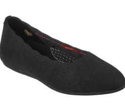Sapatos Rasos|Calçado Sem Atacadores-SKECHERS Arch Fit Cleo PRETO