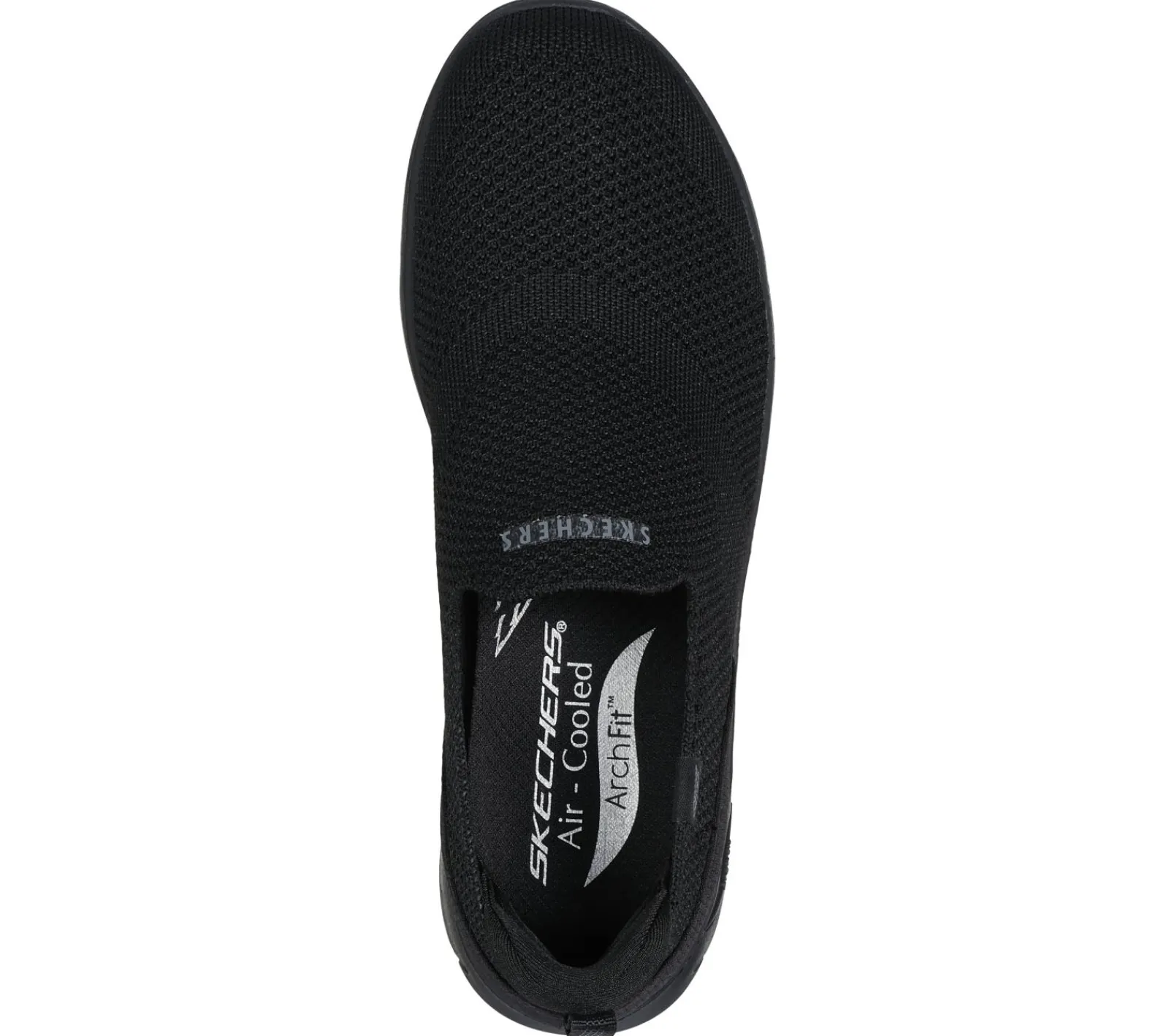 Calçado Sem Atacadores|Sapatilhas Casuais-SKECHERS Arch Fit Refine - Iris PRETO