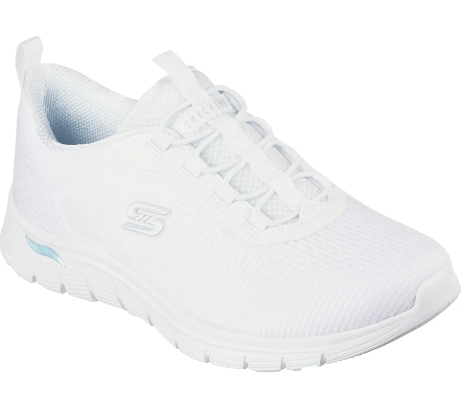Calçado Sem Atacadores|Sapatilhas Casuais-SKECHERS Arch Fit Vista - Gleaming BRANCO