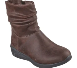 Calçado Sem Atacadores|Botas-SKECHERS Arya - Fashionista CHOCOLATE