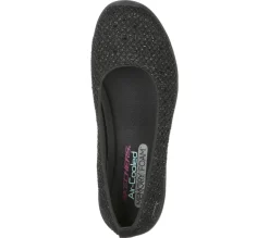 Sapatos Rasos|Sapatos De Cunha-SKECHERS Arya - Sweet Glitz PRETO