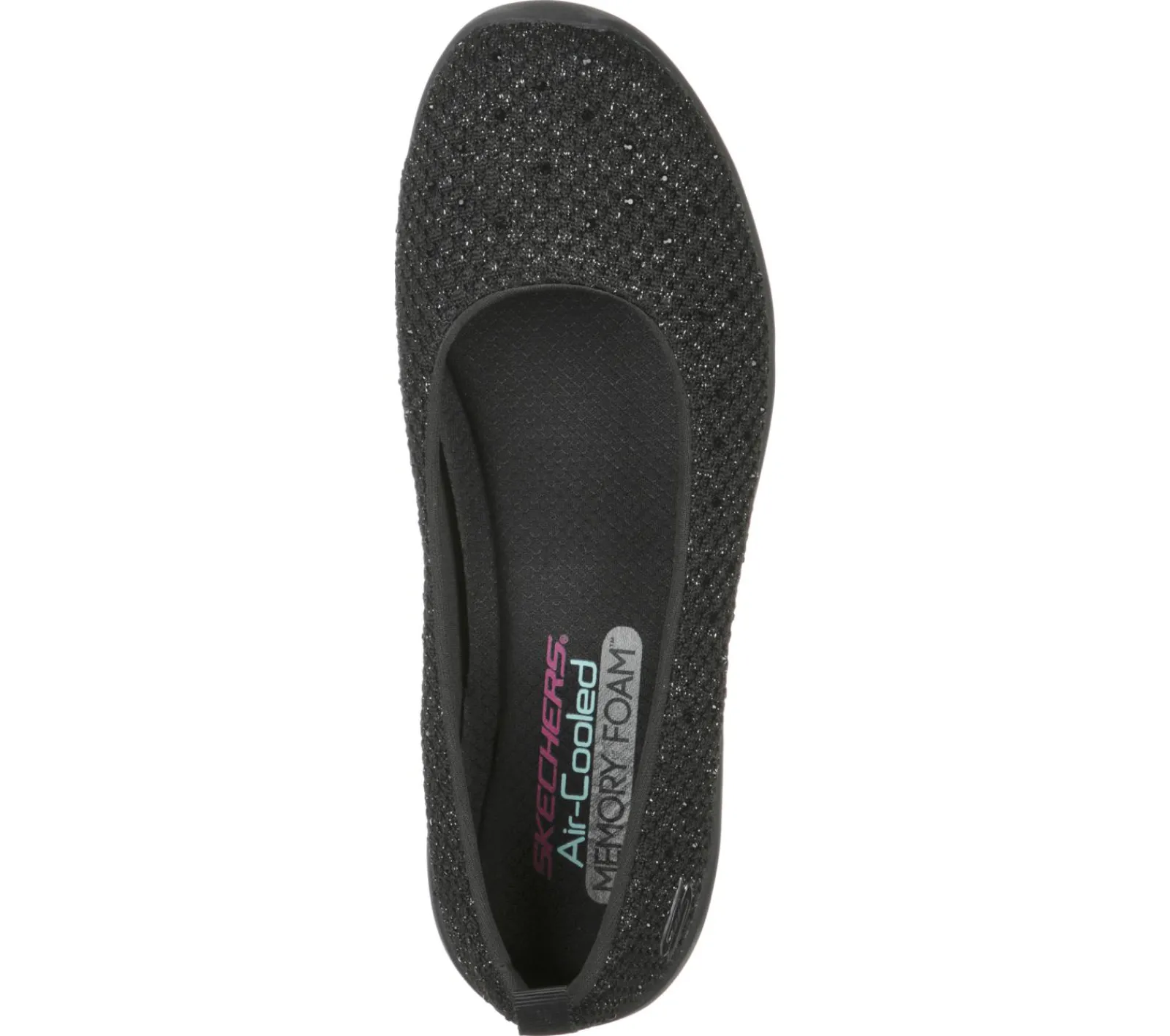 Sapatos Rasos|Sapatos De Cunha-SKECHERS Arya - Sweet Glitz PRETO