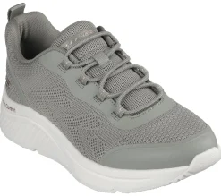 Com Atacadores|Sapatilhas Casuais-SKECHERS BOBS Arch Comfort B Sweet - A Pinch AZEITONA