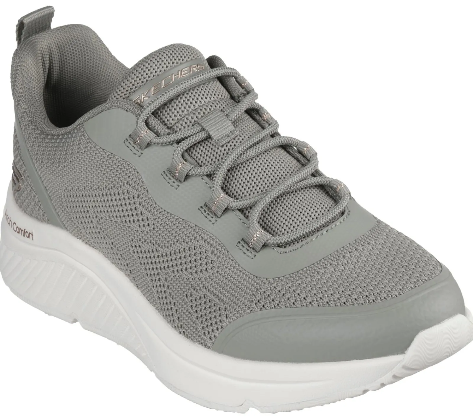 Com Atacadores|Sapatilhas Casuais-SKECHERS BOBS Arch Comfort B Sweet - A Pinch AZEITONA