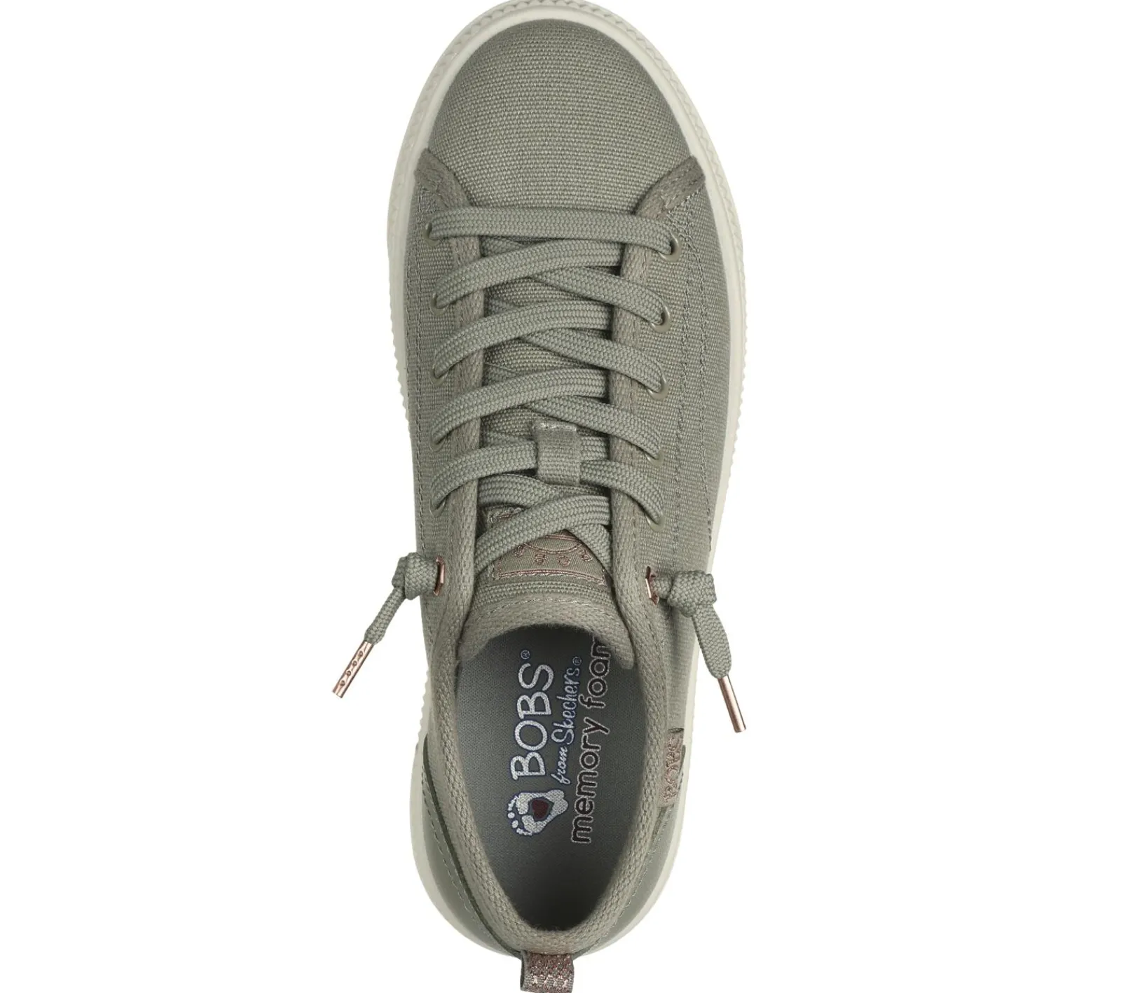 Canvas Shoes|Sapatos Rasos-SKECHERS BOBS Copa AZEITONA