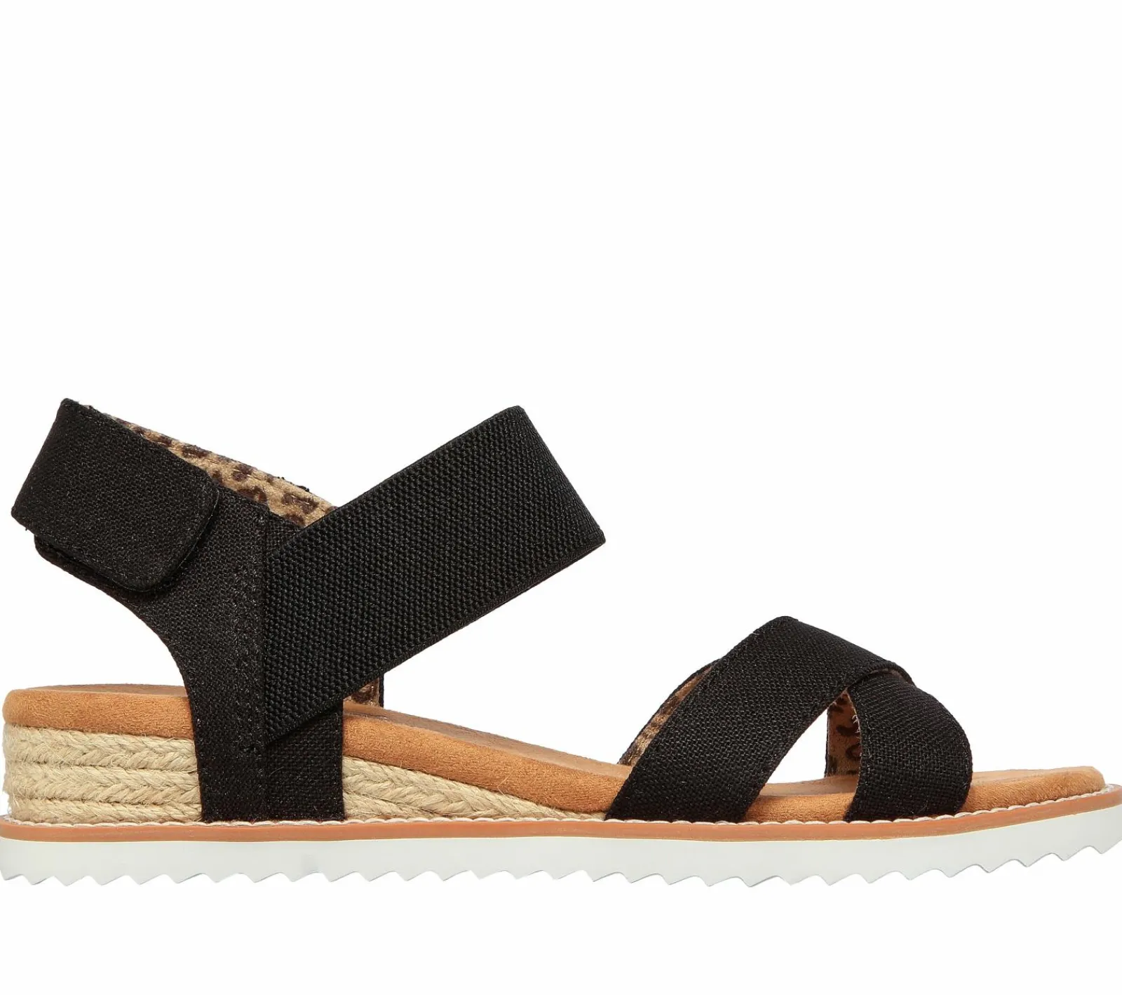 Canvas Shoes|Sandálias-SKECHERS BOBS Desert Kiss - Secret Picnic PRETO
