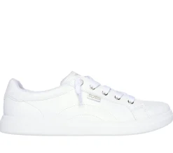 Com Atacadores|Calçado Sem Atacadores-SKECHERS BOBS D'Vine - Instant Delight Estilo #:114456WHT Selecione um cor<!-- Select Label -->LarguraMédio