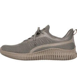 Calçado Sem Atacadores|Sapatilhas Casuais-SKECHERS BOBS Geo TAUPE