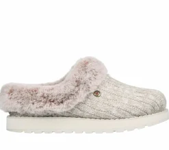 Slippers-SKECHERS BOBS Keepsakes - Ice Angel CASTANHO CLARO