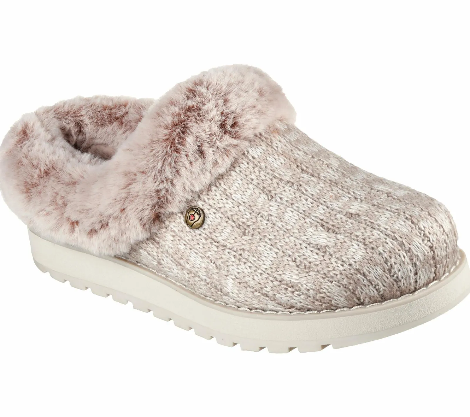 Slippers-SKECHERS BOBS Keepsakes - Ice Angel CASTANHO CLARO
