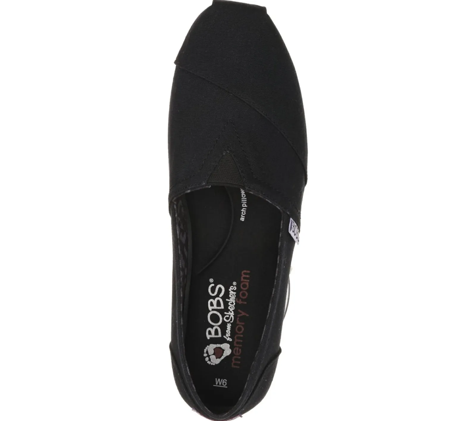 Canvas Shoes|Sapatos Rasos-SKECHERS BOBS Plush - Peace And Love PRETO