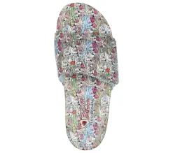 Sandálias-SKECHERS BOBS Pop-Ups 2 - Spring Crush TAUPE / MULTICOR