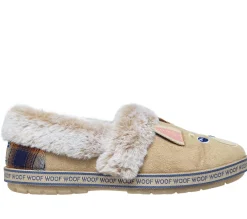 Calçado Sem Atacadores|Slippers-SKECHERS BOBS Too Cozy - Dog-Attitude TAUPE
