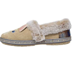 Calçado Sem Atacadores|Slippers-SKECHERS BOBS Too Cozy - Dog-Attitude TAUPE