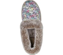 Slippers-SKECHERS BOBS Too Cozy - Winter Howl NATURAL / MULTICOR
