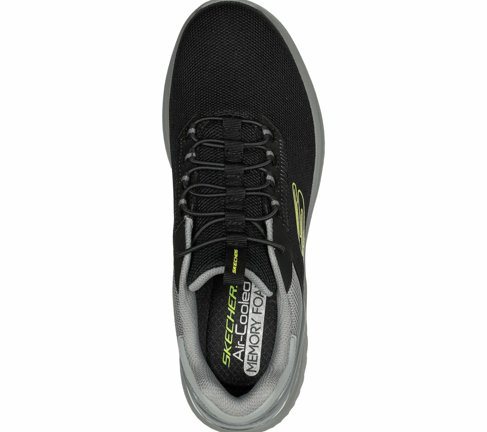 Calçado Sem Atacadores|Sapatilhas Casuais-SKECHERS Bounder 2.0 - Anako PRETO / CINZENTO
