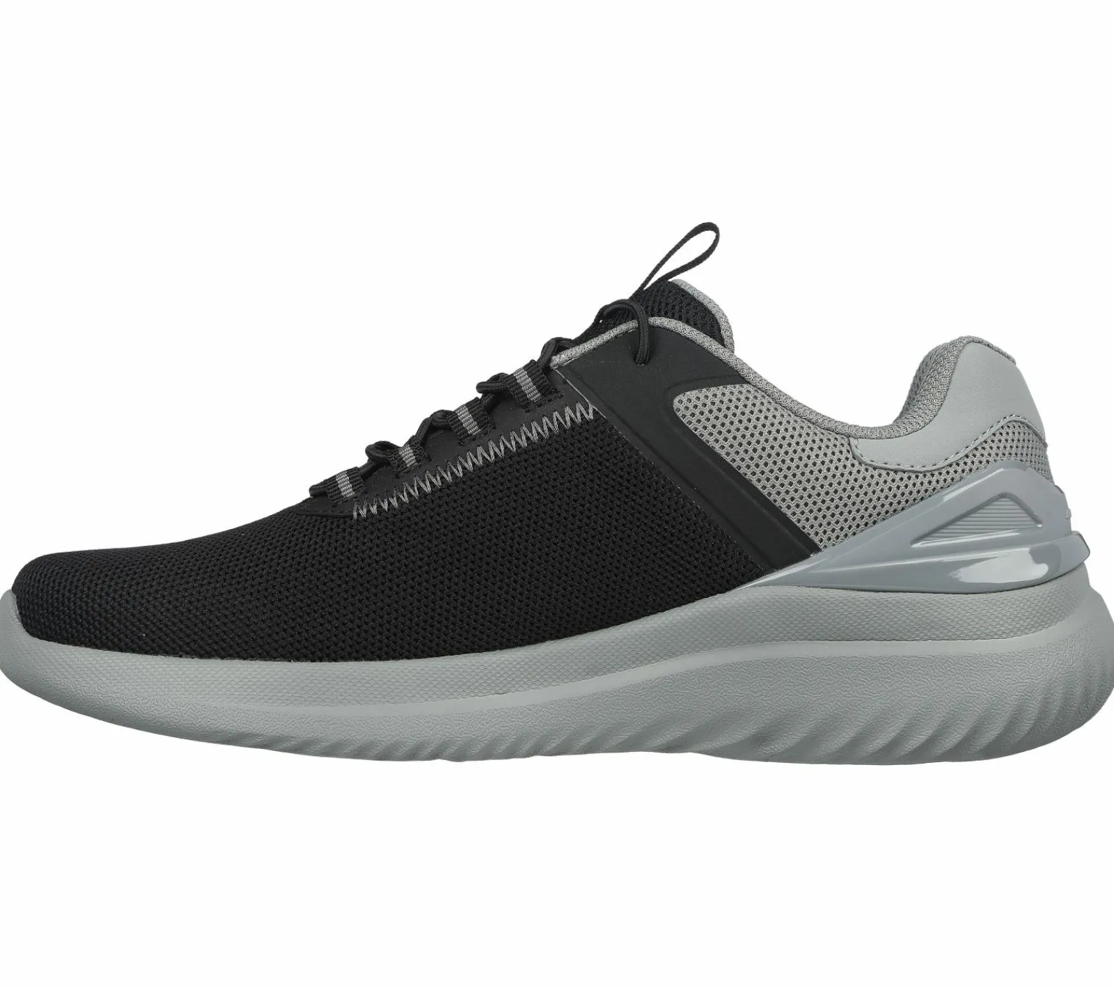 Calçado Sem Atacadores|Sapatilhas Casuais-SKECHERS Bounder 2.0 - Anako PRETO / CINZENTO