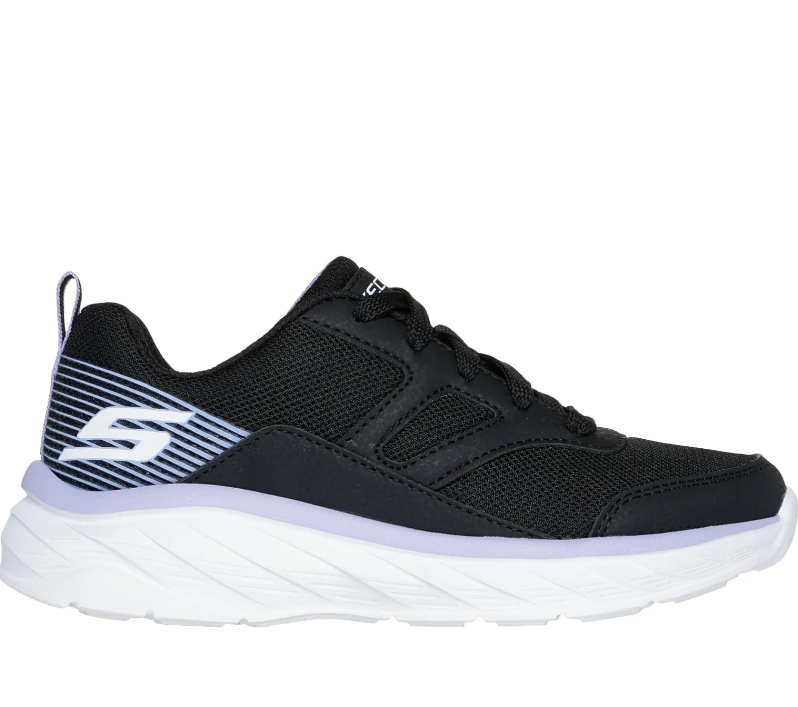 Com Atacadores|Sapatilhas-SKECHERS Boundless - Unmatched Speed PRETO / LAVANDA