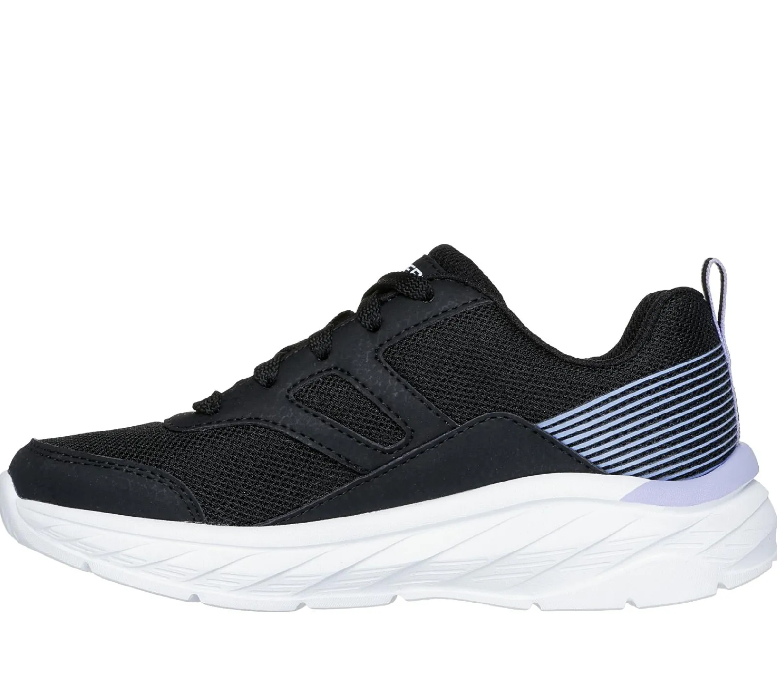 Com Atacadores|Sapatilhas-SKECHERS Boundless - Unmatched Speed PRETO / LAVANDA
