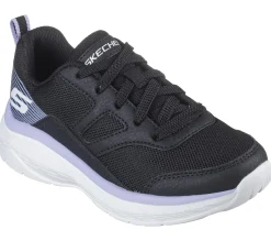 Com Atacadores|Sapatilhas-SKECHERS Boundless - Unmatched Speed PRETO / LAVANDA