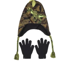 Equipamento Para O Frio|Acessórios Para A Cabeça-SKECHERS Camouflage T-rex Hat And Glove Set CAMUFLADO