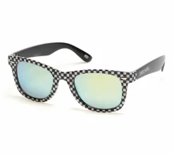 Óculos De Sol|Acessórios-SKECHERS Checkered Wayfarer Sunglasses PRETO / BRANCO