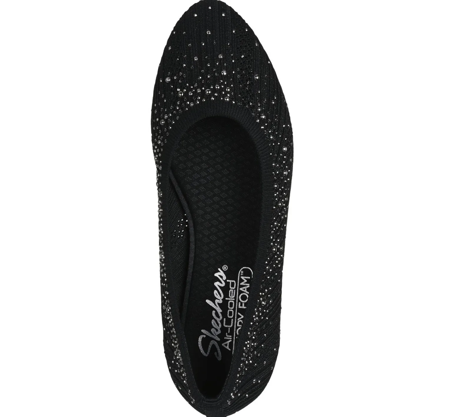 Sapatos Rasos|Calçado Sem Atacadores-SKECHERS Cleo 2.0 - Glitzy Daze PRETO