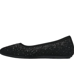 Sapatos Rasos|Calçado Sem Atacadores-SKECHERS Cleo 2.0 - Glitzy Daze PRETO