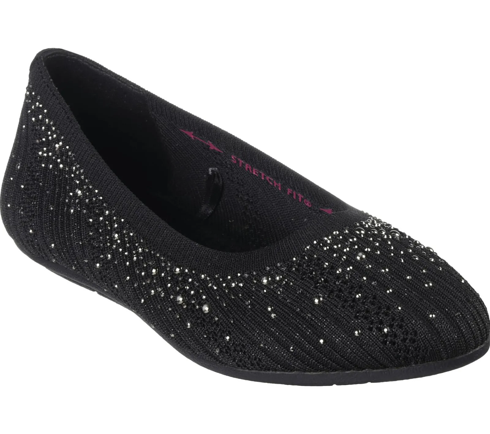 Sapatos Rasos|Calçado Sem Atacadores-SKECHERS Cleo 2.0 - Glitzy Daze PRETO