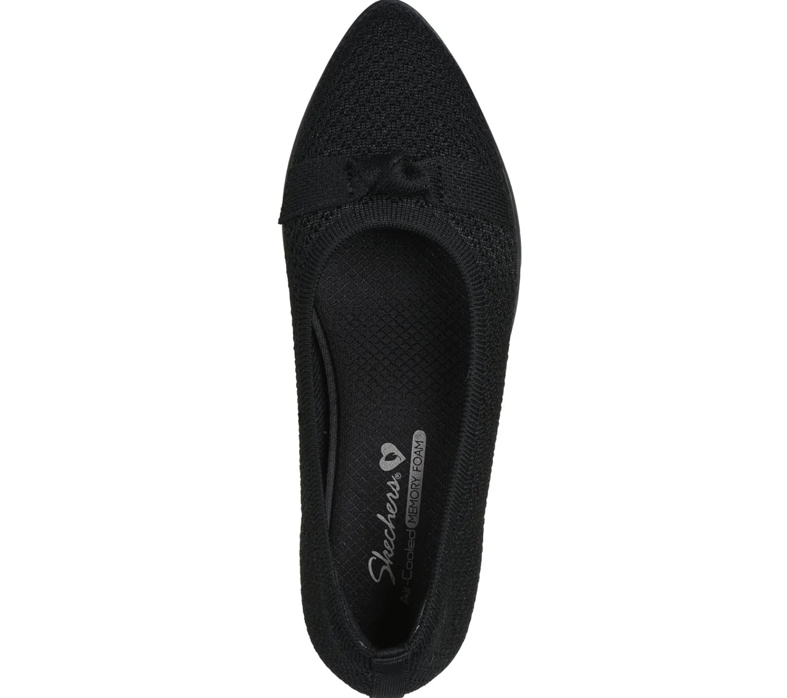 Sapatos Rasos|Calçado Sem Atacadores-SKECHERS Cleo Sawdust - Sophisticated PRETO