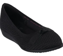Sapatos Rasos|Calçado Sem Atacadores-SKECHERS Cleo Sawdust - Sophisticated PRETO