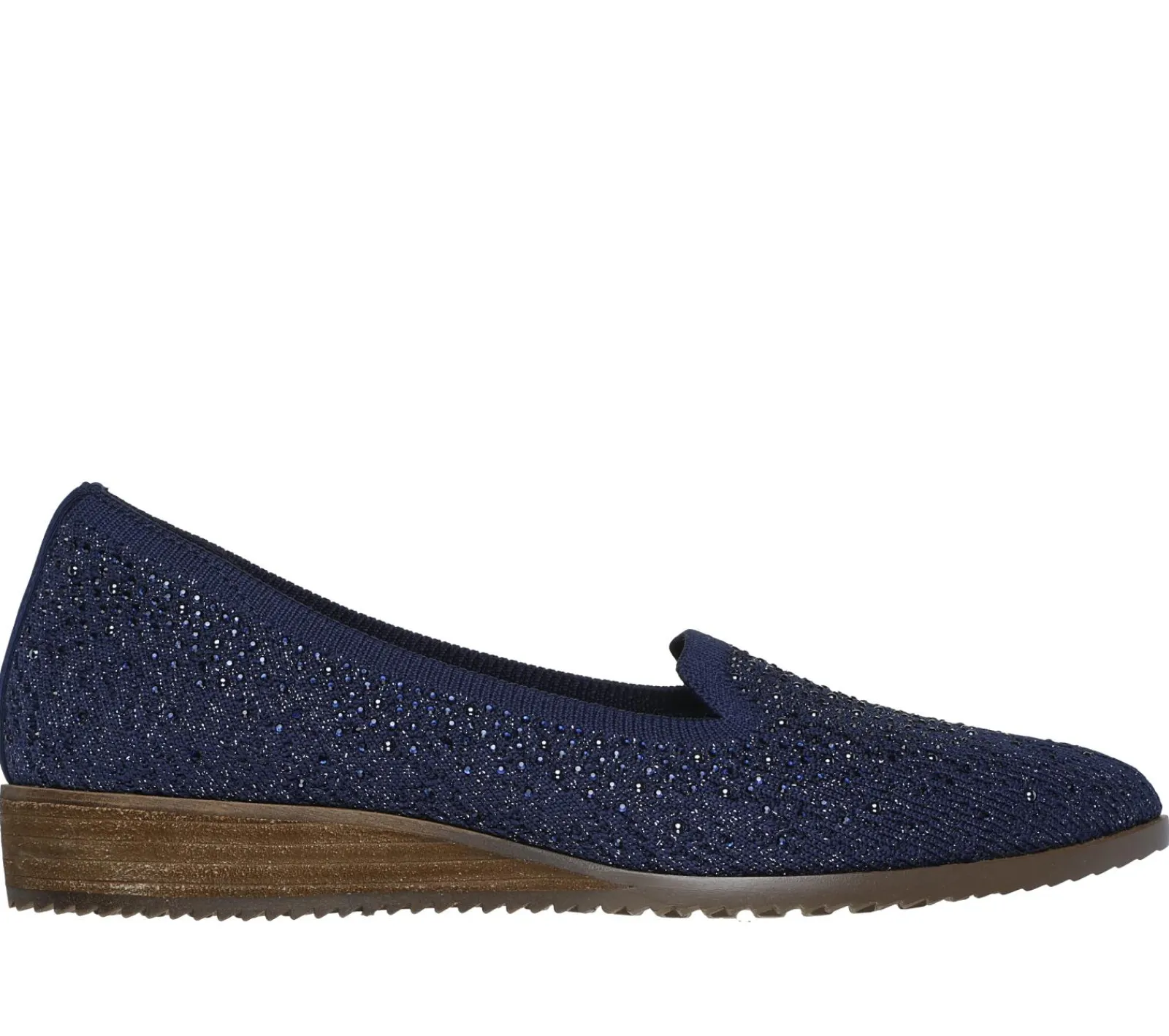 Sapatos Rasos|Calçado Sem Atacadores-SKECHERS Cleo Sawdust - Twinkle NAVY