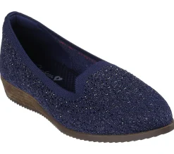 Sapatos Rasos|Calçado Sem Atacadores-SKECHERS Cleo Sawdust - Twinkle NAVY