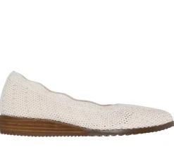 Sapatos Rasos|Sapatos De Cunha-SKECHERS Cleo Sawdust - Real Living NATURAL
