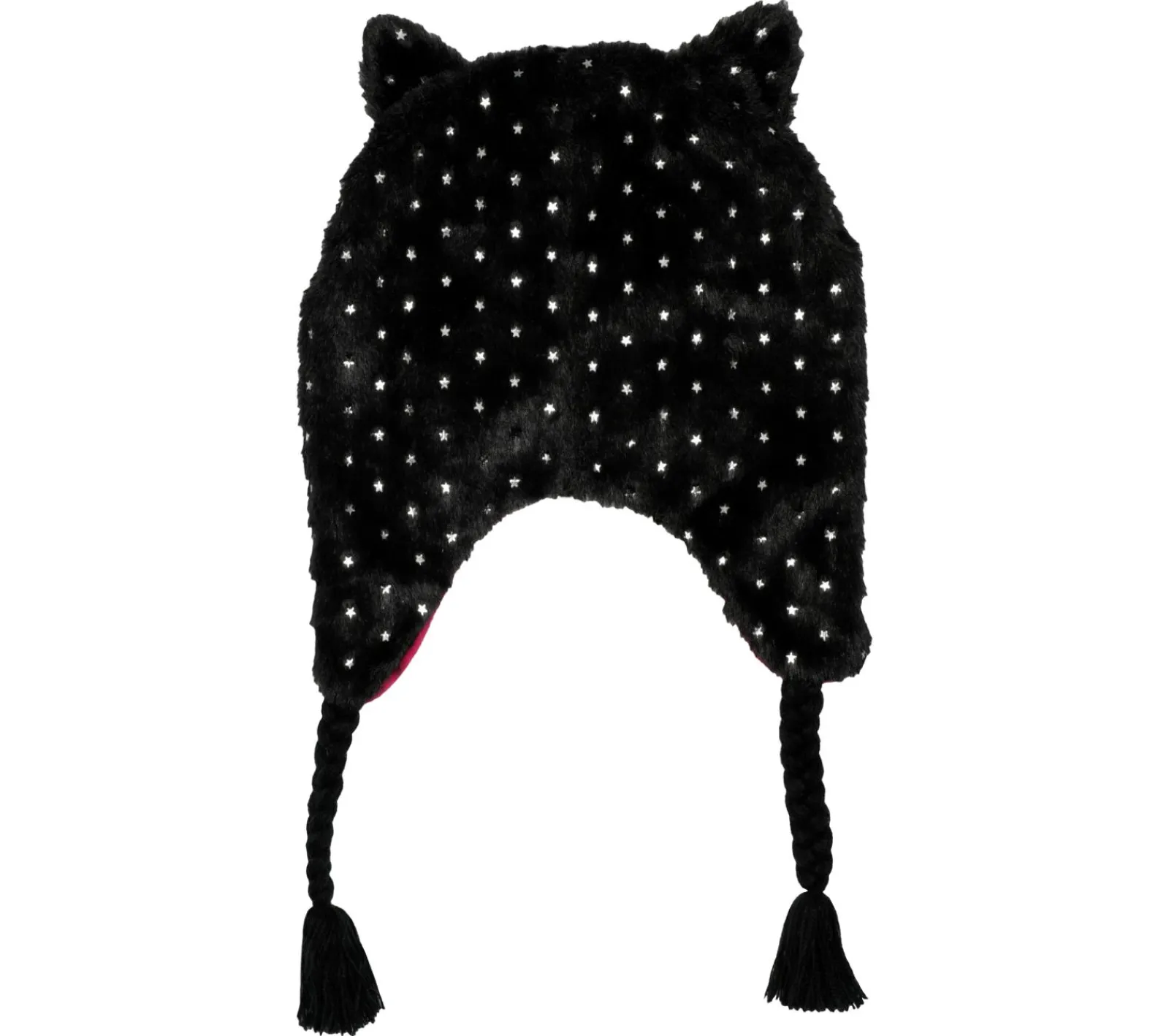 Equipamento Para O Frio|Acessórios Para A Cabeça-SKECHERS Cold Weather Star Foil Cat Hat Set PRETO