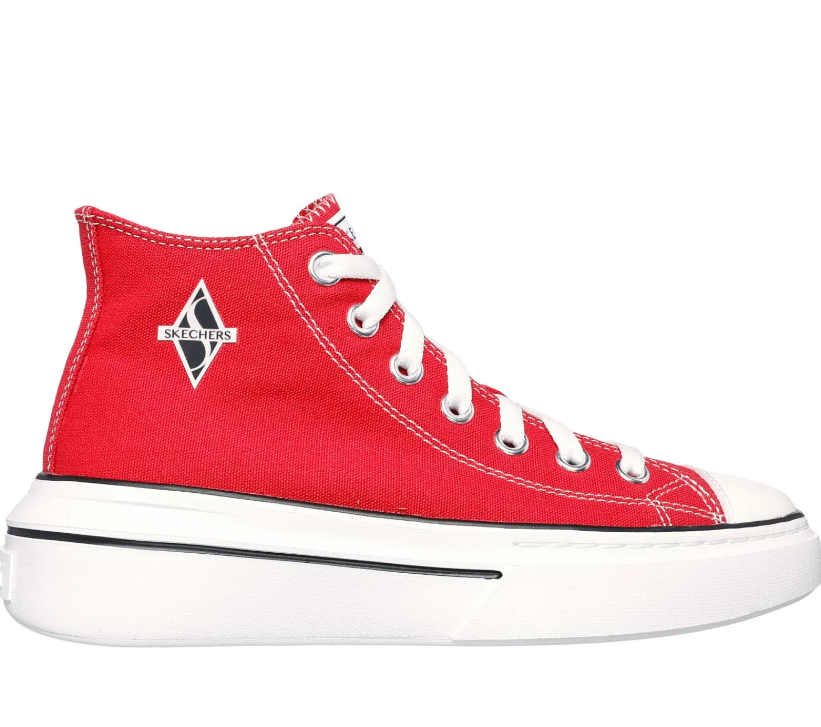 Canvas Shoes|Com Atacadores-SKECHERS Cordova Classic - Top Tier VERMELHO / BRANCO