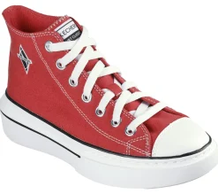 Canvas Shoes|Com Atacadores-SKECHERS Cordova Classic - Top Tier VERMELHO / BRANCO
