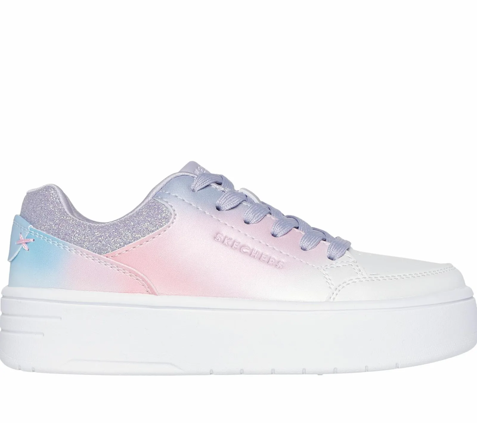 Sapatilhas-SKECHERS Court High - Ombre Oasis BRANCO / MULTICOR