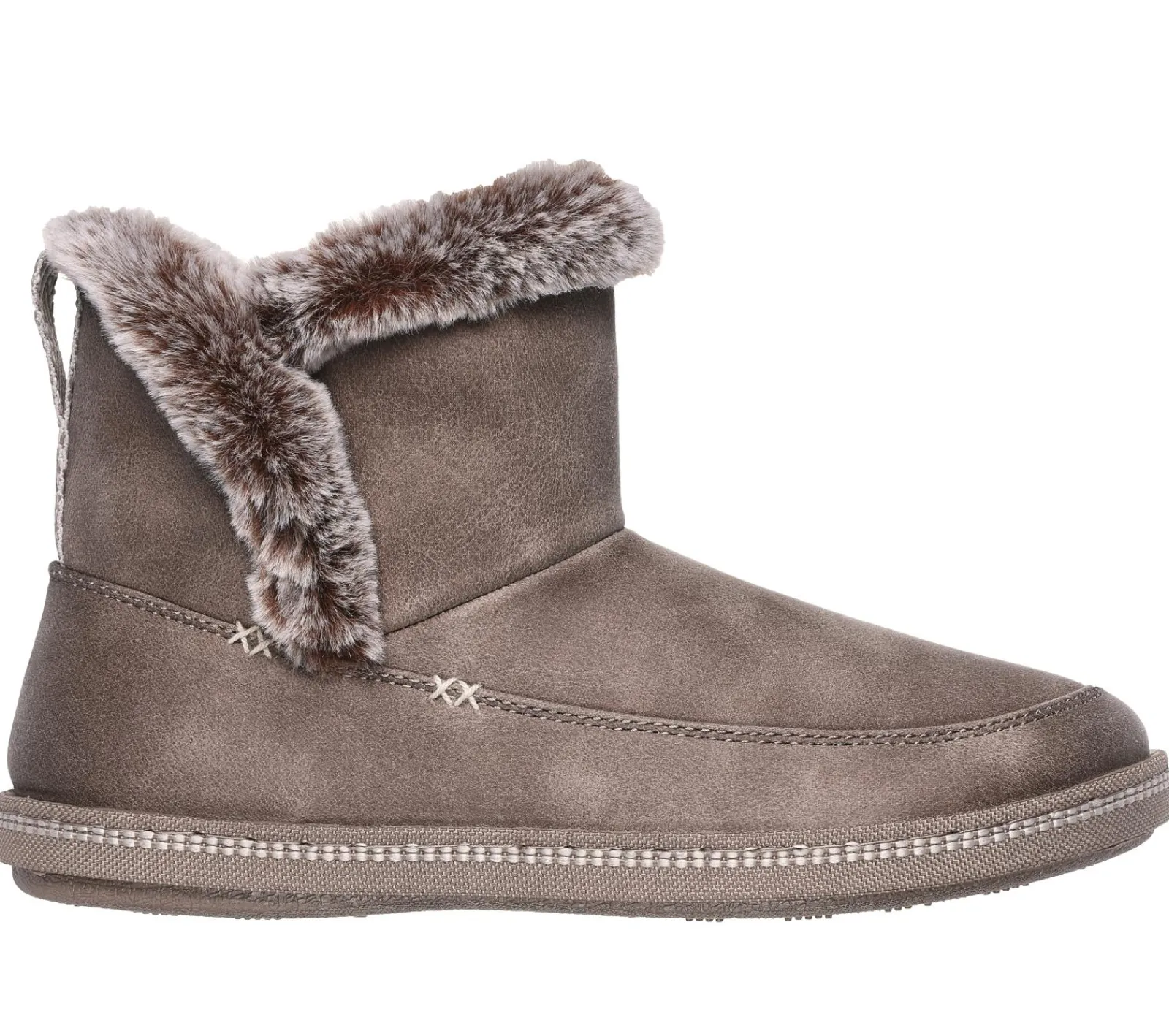 Calçado Sem Atacadores|Slippers-SKECHERS Cozy Campfire - Fresh Breeze TAUPE ESCURO