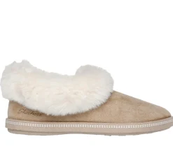 Calçado Sem Atacadores|Slippers-SKECHERS Cozy Campfire - Winter Nights AREIA
