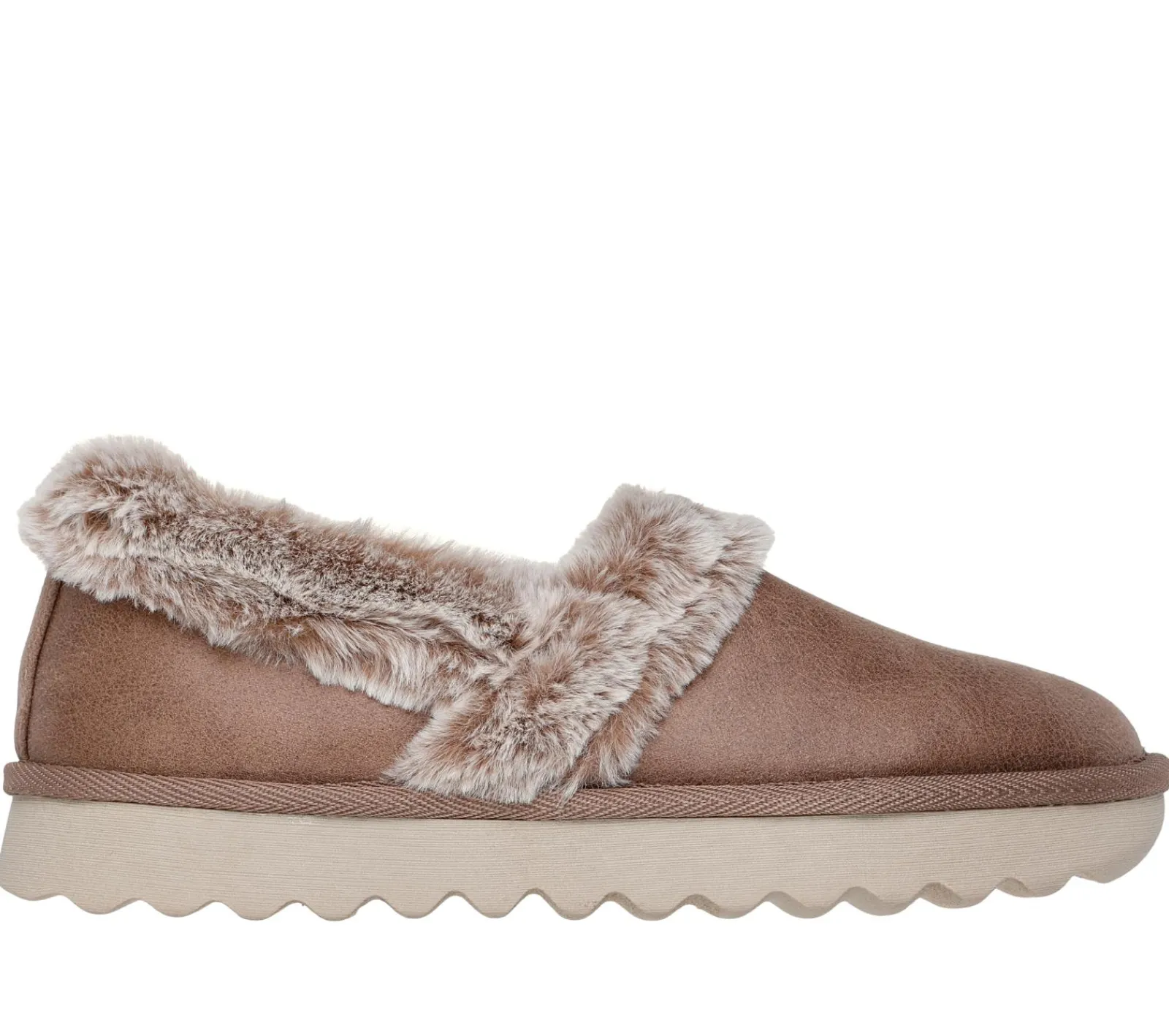 Calçado Sem Atacadores|Slippers-SKECHERS Cozy Up TAUPE
