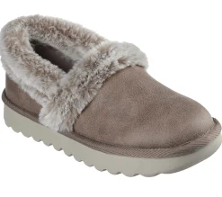 Calçado Sem Atacadores|Slippers-SKECHERS Cozy Up TAUPE
