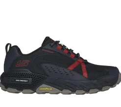 Sapatos Com Atacadores|Sapatilhas-SKECHERS 3D Max Protect PRETO / VERMELHO