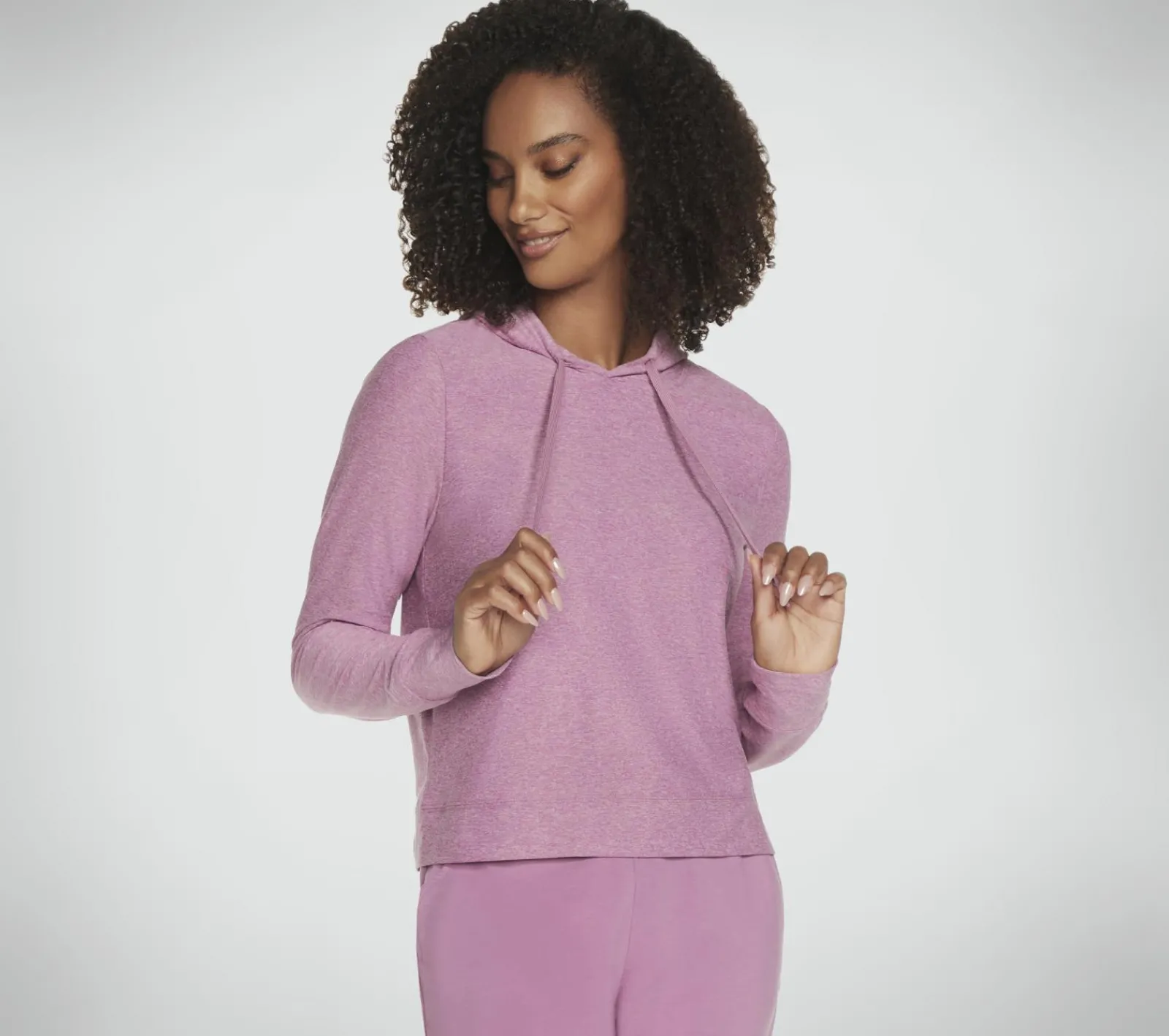 Partes De Cima|Partes De Cima-SKECHERS Diamond Brushed Hoodie MALVA